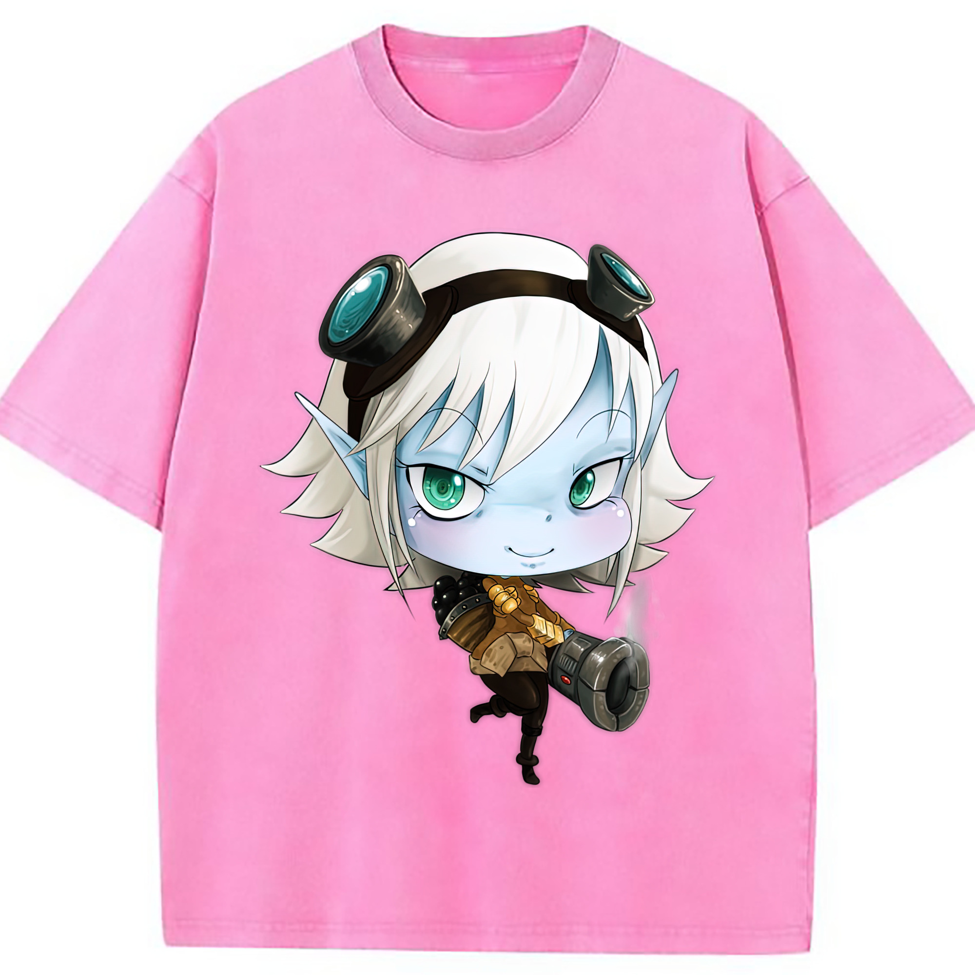 （画像用） リーグ・オブ・レジェンド League of Legends LOL 綿100% ヴィンテージ風 半袖Tシャツ（フロントプリント）